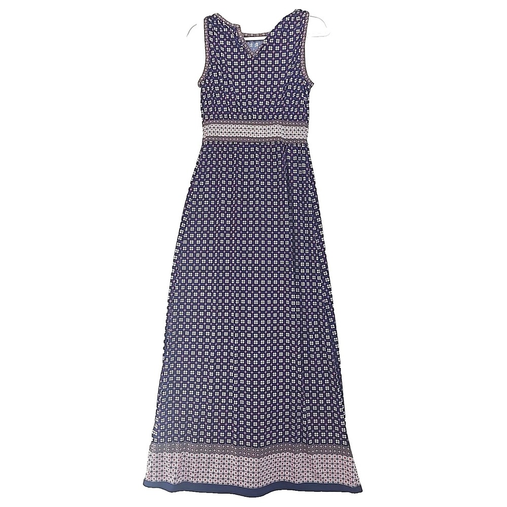 Max Studio Floral Dress Polish‎ Pottery Print Sz Small